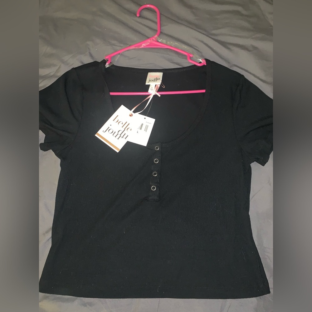 Black Crop Top
